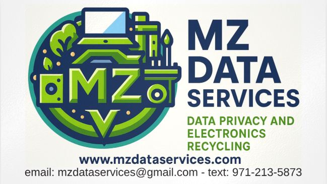 MZ Data Services Business Card