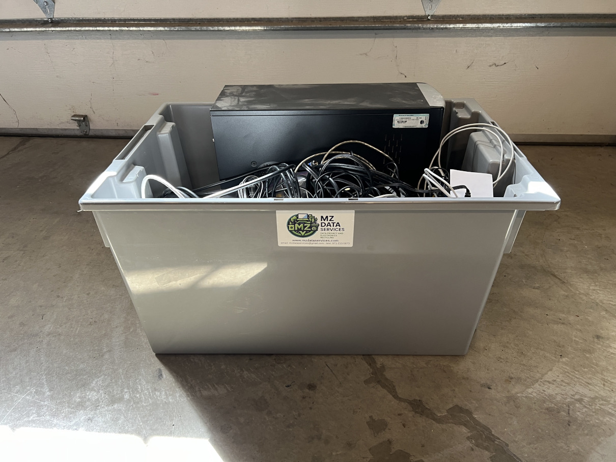 Computer recycling in a box